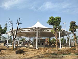 新鄭中興廣場<font color='red'>膜結(jié)構(gòu)景觀</font>工程項(xiàng)目動(dòng)態(tài)