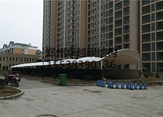 新蔡縣明英文苑地下車庫(kù)膜結(jié)構(gòu)出入口