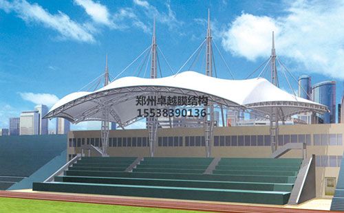 漯河醫(yī)學(xué)高等?？茖W(xué)校膜結(jié)構(gòu)看臺(tái)設(shè)計(jì)效果圖