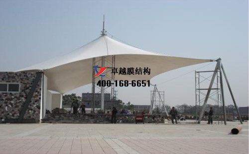 晉中膜結(jié)構(gòu)看臺/主席臺【晉中師范高等?？茖W(xué)校等】設(shè)計施工案例