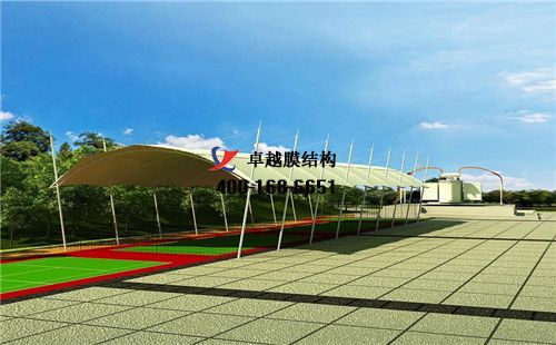  商洛膜結(jié)構(gòu)籃球場【群樂體育籃球運(yùn)動中心等】工程設(shè)計(jì)施工案例