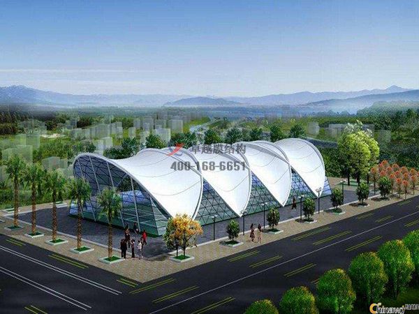 呼倫貝爾開封張拉<font color='red'>膜結(jié)構(gòu)景觀</font>小品【案例圖片】