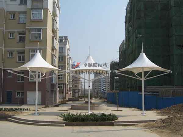 濱州景觀<font color='red'>張拉膜結構</font>遮陽棚【生產廠家】