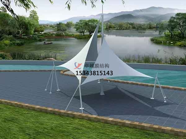 庫(kù)爾勒張拉<font color='red'>膜結(jié)構(gòu)景觀</font>小品【案例圖片】