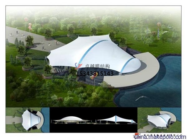 吉林長春<font color='red'>膜結構景觀</font>公司【廠家銷售】