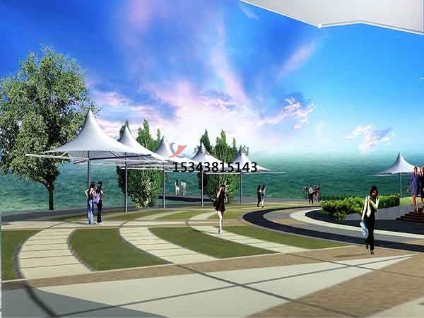 來賓張拉<font color='red'>膜結構景觀</font>設計施工【案例圖片】