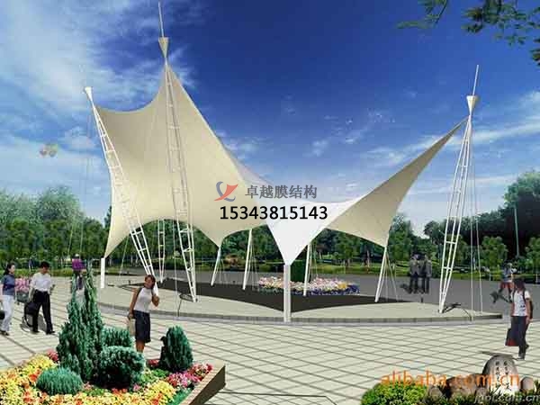 宜春張拉<font color='red'>膜結構景觀</font>設計施工【案例圖片】