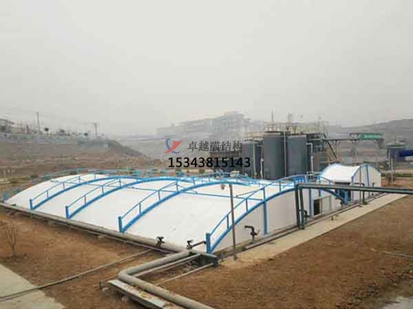 珠海市污水池處理池膜結構封閉【案例】反吊膜加蓋設計公司