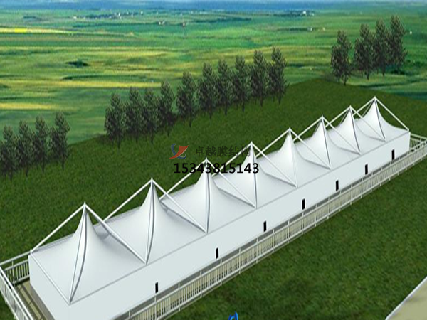 陽江污水池處理池膜結構封閉【案例圖片】反吊膜加蓋設計公司