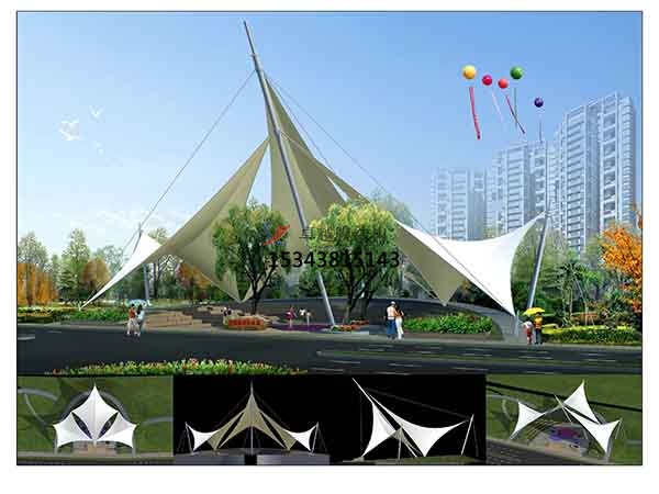 柳州<font color='red'>膜結(jié)構(gòu)景觀</font>設(shè)計(jì)施工【案例圖片】