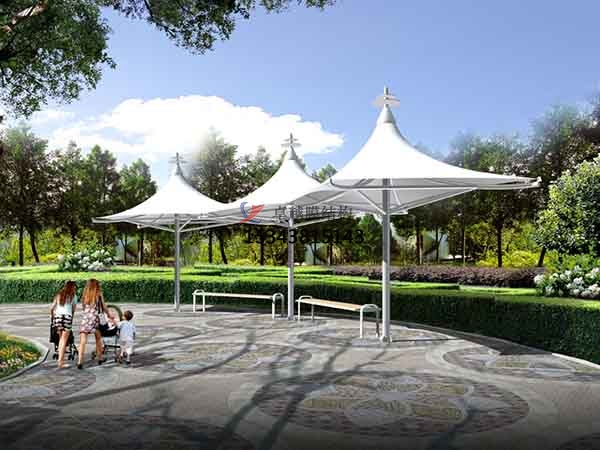 衡陽<font color='red'>膜結(jié)構(gòu)景觀</font>設(shè)計施工【案例圖片】