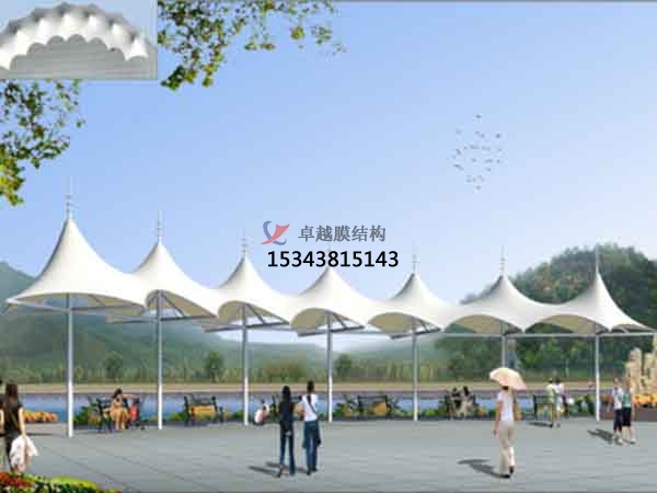 鄂爾多斯<font color='red'>膜結(jié)構(gòu)景觀</font>設(shè)計(jì)施工【案例圖片】