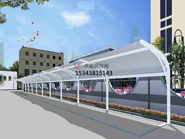 鷹潭膜結(jié)構(gòu)雨棚工程設計施工案例 　　