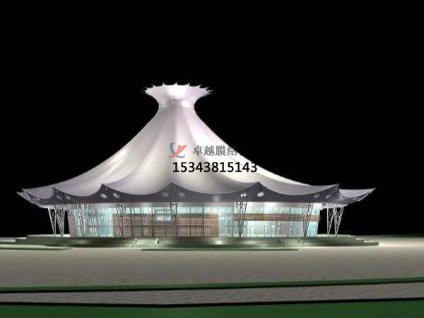 嘉峪關(guān)膜結(jié)構(gòu)展覽館【設計方案】