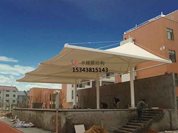 廣水<font color='red'>膜結構看臺</font>雨棚生產設計安裝