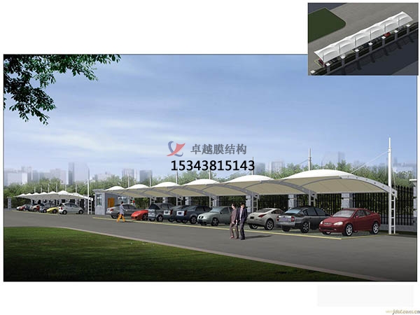 羅山膜結構車棚【生產(chǎn)設計】