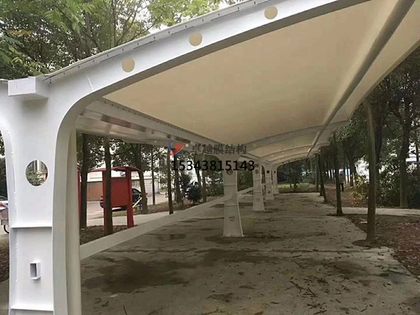永和膜結構停車棚【生產(chǎn)銷售】