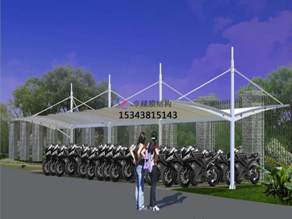 聞喜膜結構停車棚【生產(chǎn)銷售】遮陽棚雨棚