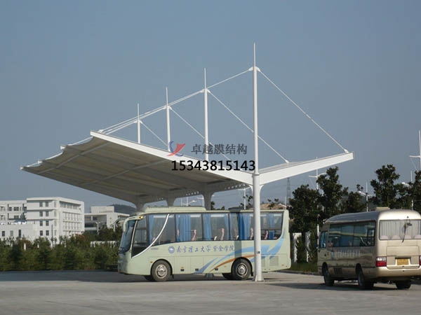 淶水膜結(jié)構(gòu)停車(chē)棚【充電站雨棚】設(shè)計(jì)安裝