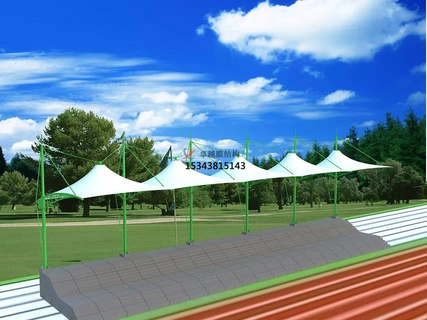 紫陽看臺膜結構【張拉膜看臺】設計安裝