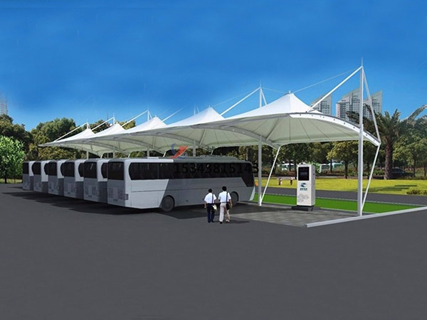 榆中膜結(jié)構停車棚【設計生產(chǎn)安裝】