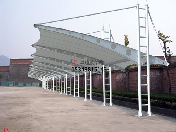 通化膜結(jié)構(gòu)【充電站防雨篷】停車棚設計安裝