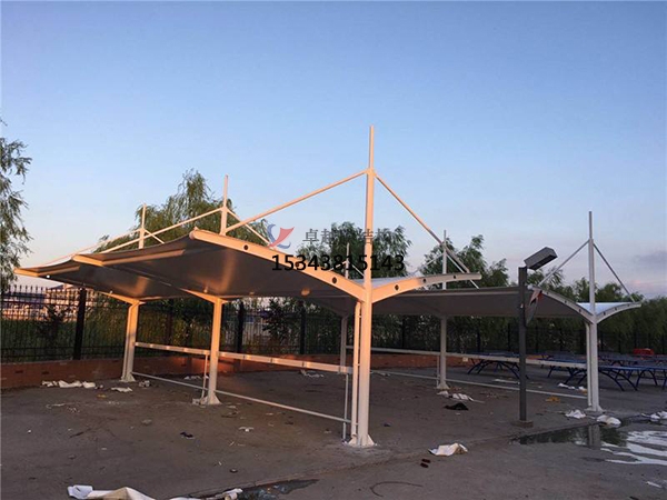 湟源膜結(jié)構(gòu)【充電站防雨篷】停車棚設計安裝