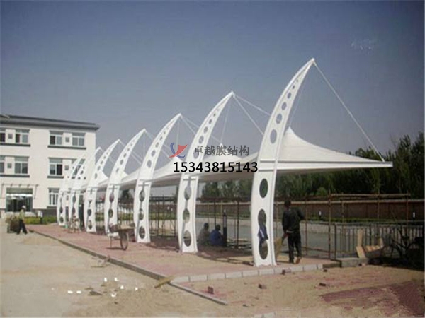 平安膜結(jié)構(gòu)【充電站防雨篷】停車棚設計安裝