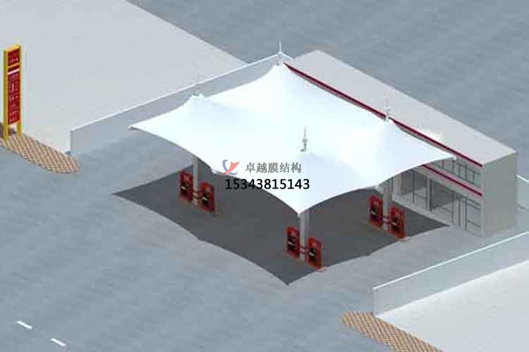 長武膜結(jié)構(gòu)加油站【生產(chǎn)設計】施工安裝