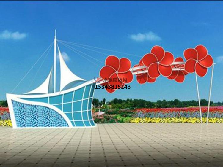 巧家膜結構景觀【張拉膜景觀】承包安裝價格