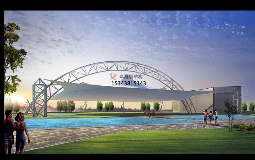 晉城膜結(jié)構(gòu)游樂場/<font color='red'>水上樂園</font>/造浪池/游泳池/兒童樂園遮陽棚廠家【膜結(jié)構(gòu)施工】