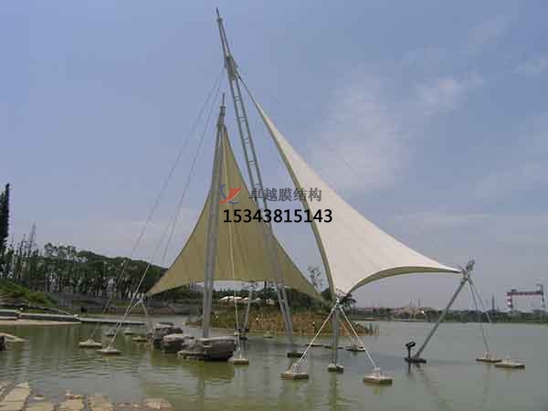 陽泉商業(yè)廣場<font color='red'>張拉膜結(jié)構(gòu)</font>景觀棚/雨棚設(shè)計搭建