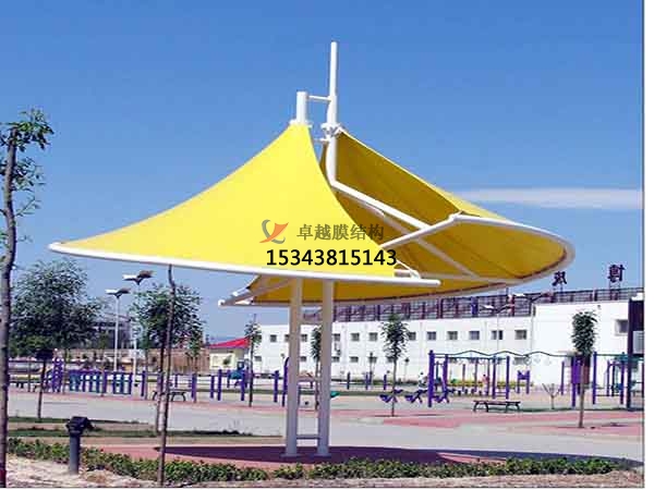 安陽商業(yè)廣場張拉<font color='red'>膜結(jié)構(gòu)景觀</font>棚/雨棚設計搭建 　　