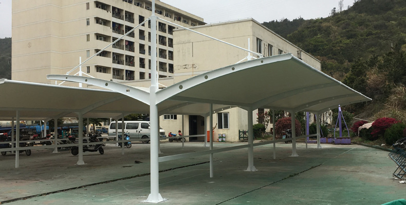 PTFE<font color='red'>膜結(jié)構車棚</font>：打造高大尚車生活