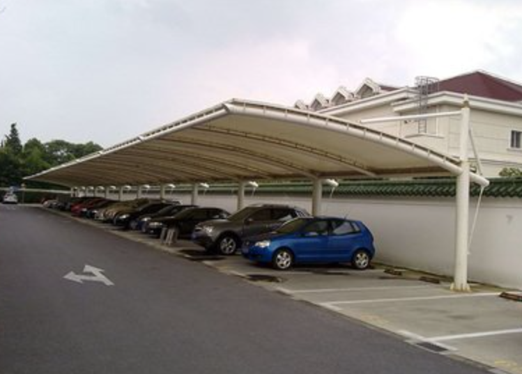 膜結(jié)構(gòu)車棚是否是精品？看清楚了，再掏錢購買哦。