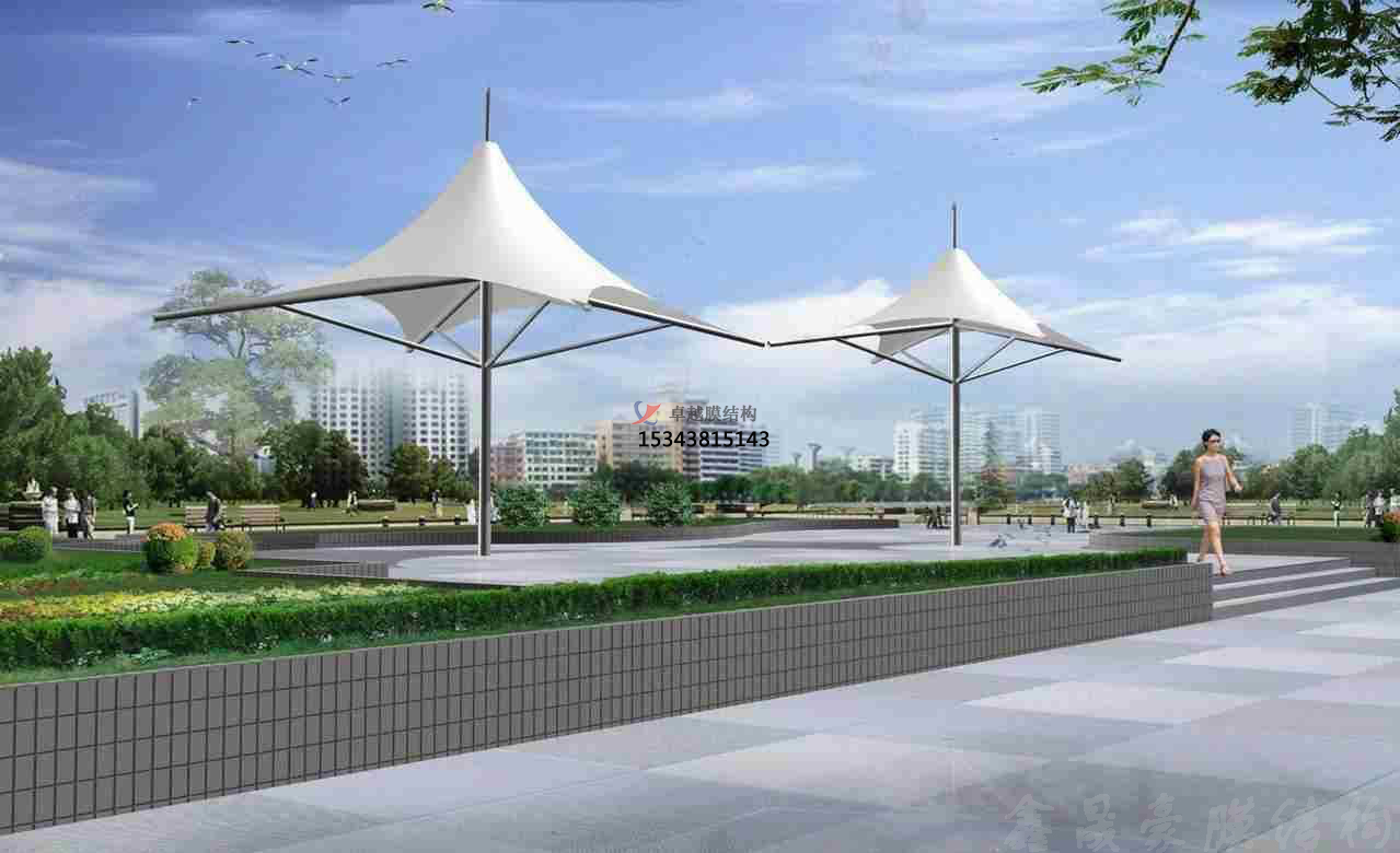 張拉膜，詮釋建筑的輕盈和空靈