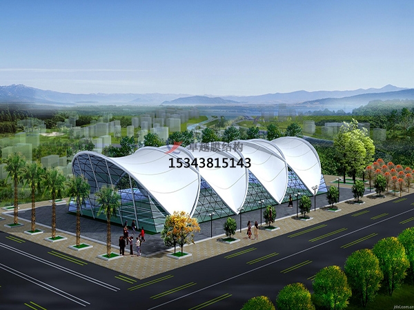 盤錦<font color='red'>膜結(jié)構(gòu)公司</font>【羽毛球場(chǎng)遮陽(yáng)棚】盤錦膜結(jié)構(gòu)廠家