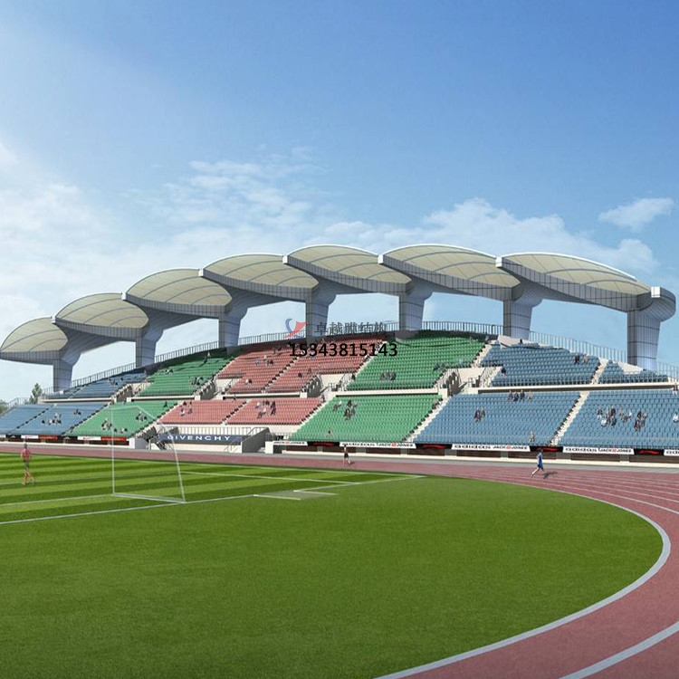 遼陽(yáng)<font color='red'>膜結(jié)構(gòu)公司</font>【足球場(chǎng)看臺(tái)遮陽(yáng)棚】遼陽(yáng)膜結(jié)構(gòu)廠家