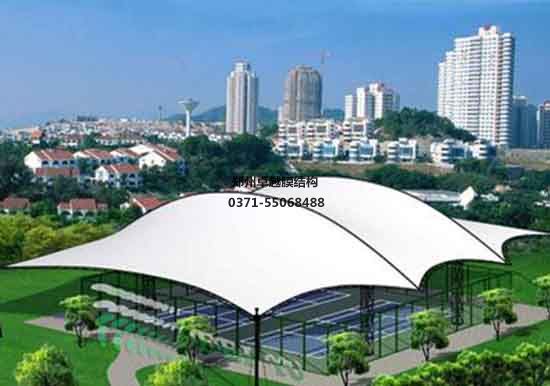 新密市<font color='red'>張拉膜結(jié)構(gòu)</font>設計施工案例