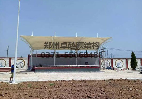 廊坊張拉膜充電樁車(chē)棚設(shè)計(jì)施工案例