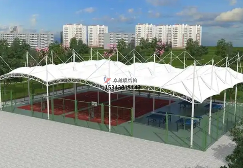 網(wǎng)球場膜結(jié)構