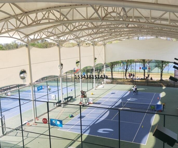網(wǎng)球場膜結(jié)構